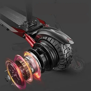 Powerful electric scooter wheel