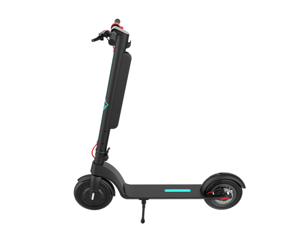 E-Dash Limited Edition Electric Scooter Side View With Kickstand