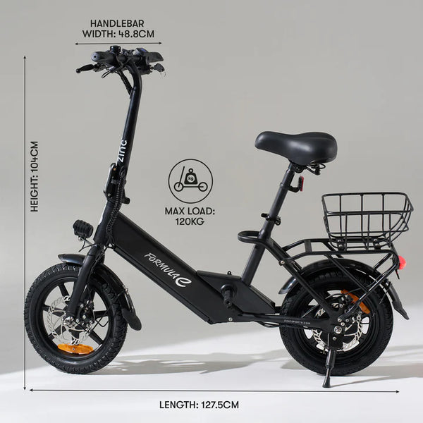 Zinc Formula E Venture Electric Seated Scooter
