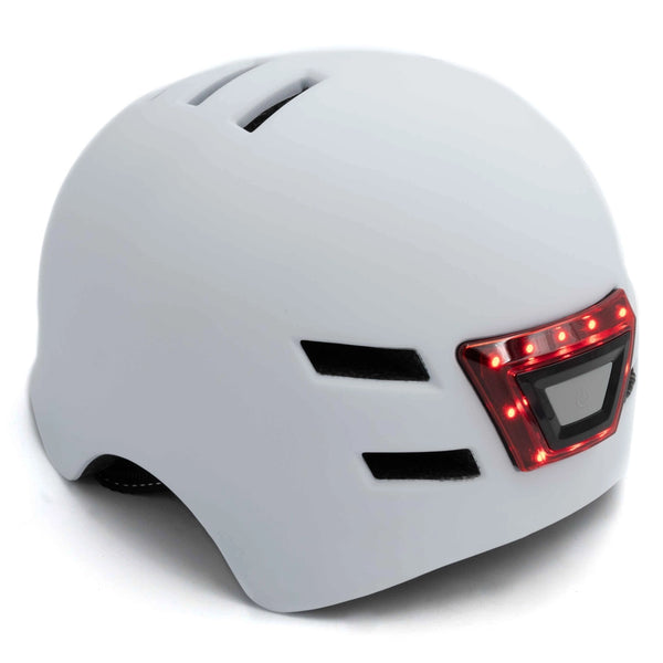 Closed Helmet with Lights Front and Back